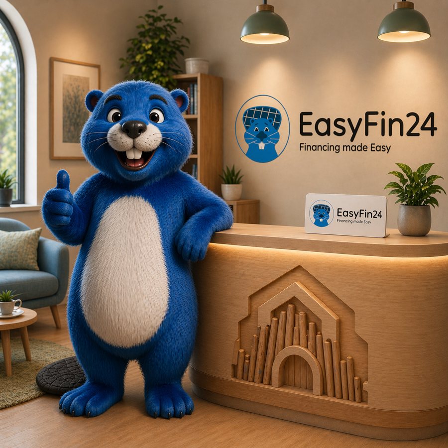 Der EasyFin-Biber im Beratungsbüro